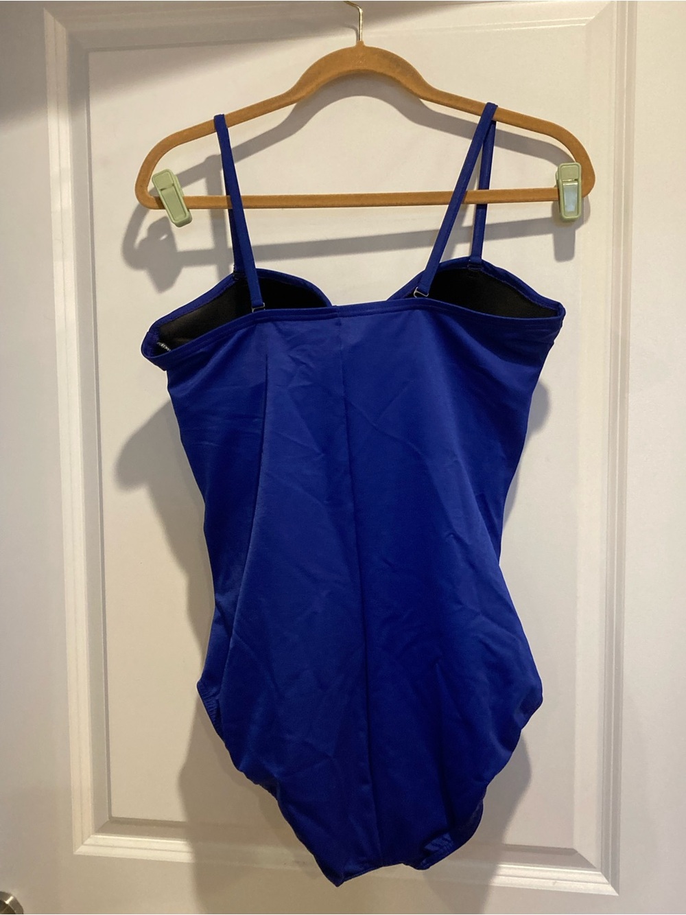 Miracle suit Women's Blue One-Piece Swimsuit. Size 14 with removable straps NWT - Picture 4 of 6